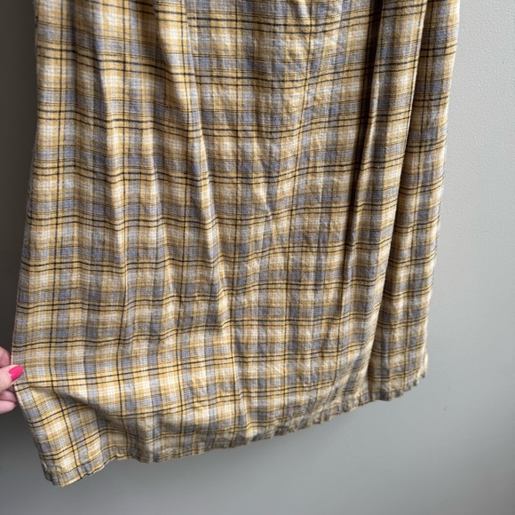 Cute Yellow/Gray Plaid Urban Outfitters Dress - Picture 3 of 10